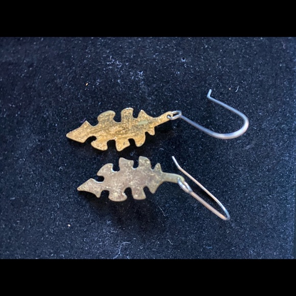 Bodleian Library, Oxford, Gold Leaf Earrings - Picture 6 of 7